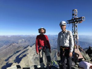 On the summit of Mount Viso, the 11th of September 2018